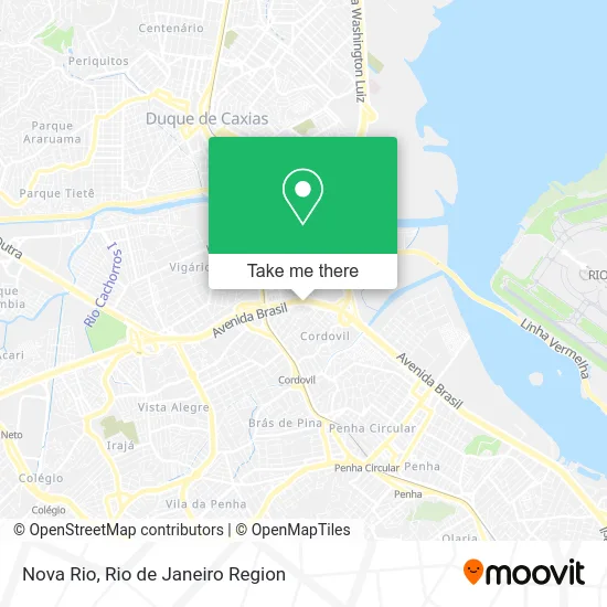 Nova Rio map