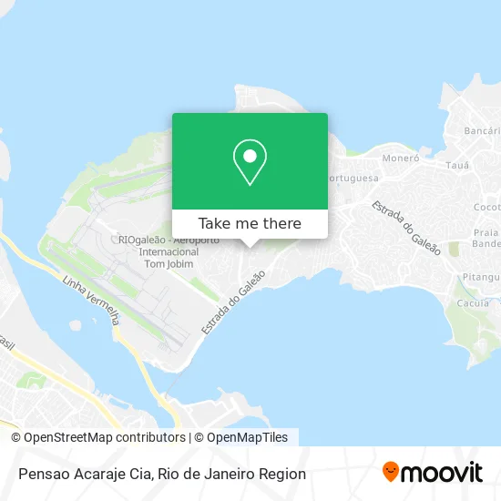 Pensao Acaraje Cia map