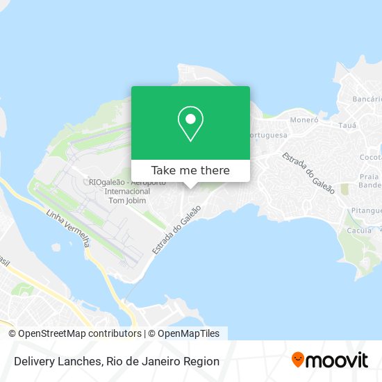 Delivery Lanches map