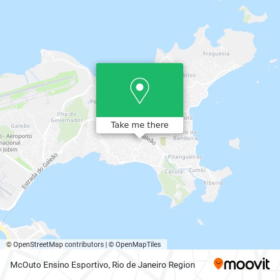 Mapa McOuto Ensino Esportivo