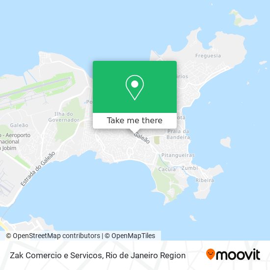 Zak Comercio e Servicos map