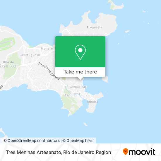 Tres Meninas Artesanato map