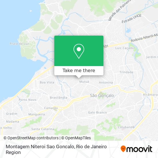 Mapa Montagem Niteroi Sao Goncalo