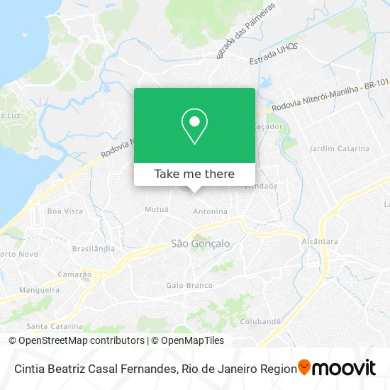 Cintia Beatriz Casal Fernandes map