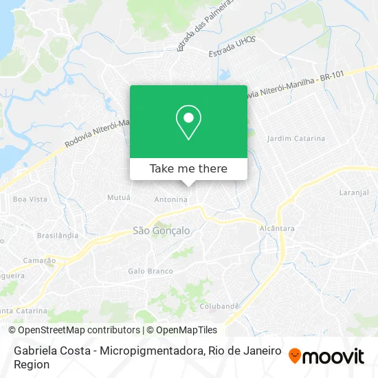 Gabriela Costa - Micropigmentadora map