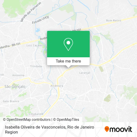 Isabella Oliveira de Vasconcelos map