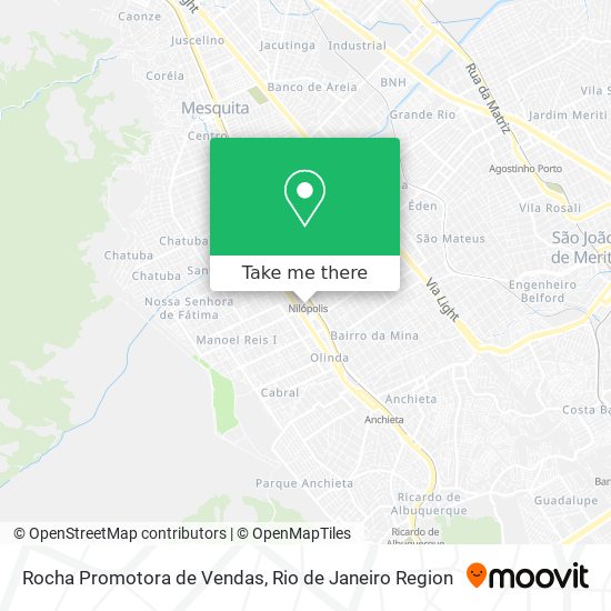 Mapa Rocha Promotora de Vendas