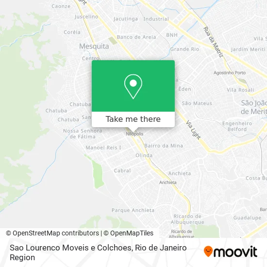Sao Lourenco Moveis e Colchoes map