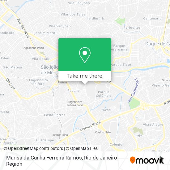 Mapa Marisa da Cunha Ferreira Ramos