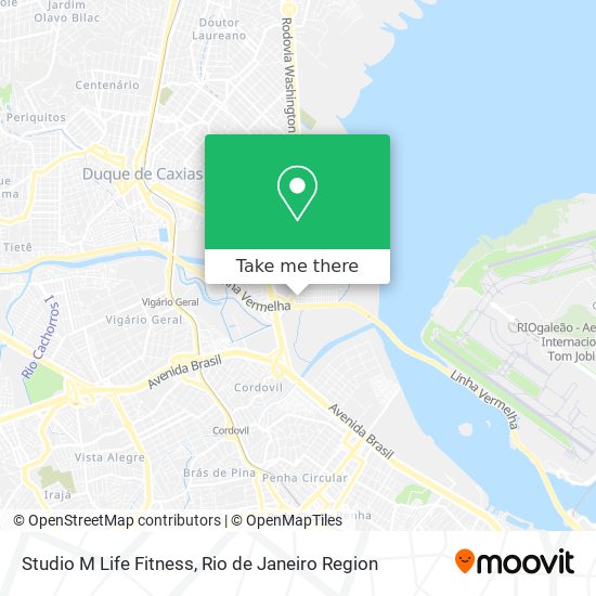 Studio M Life Fitness map