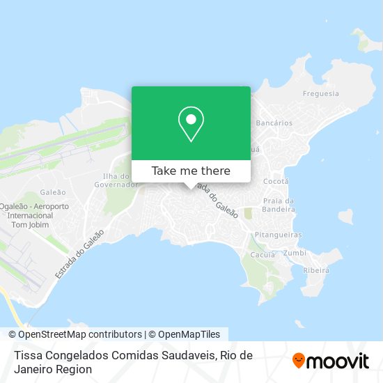 Tissa Congelados Comidas Saudaveis map