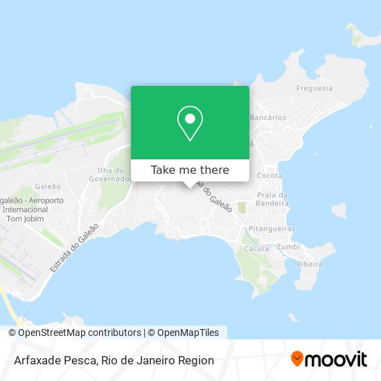 Arfaxade Pesca map