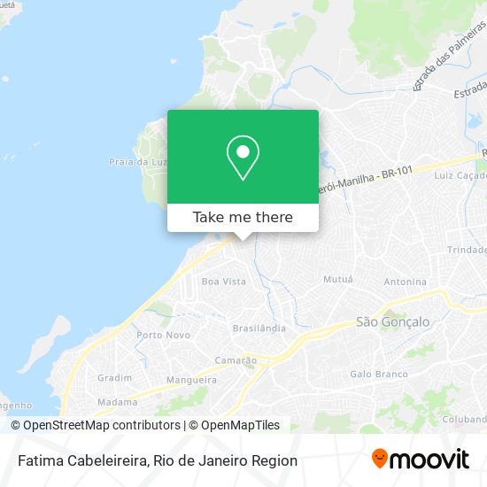 Mapa Fatima Cabeleireira