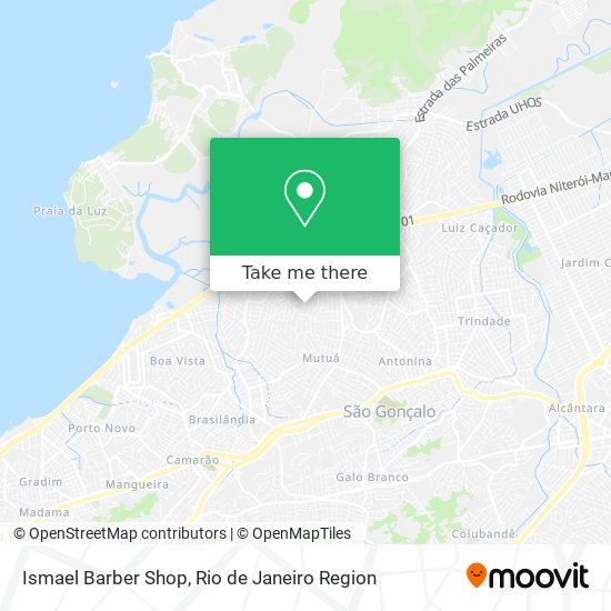 Ismael Barber Shop map