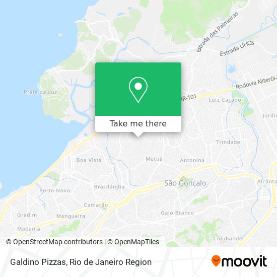 Galdino Pizzas map