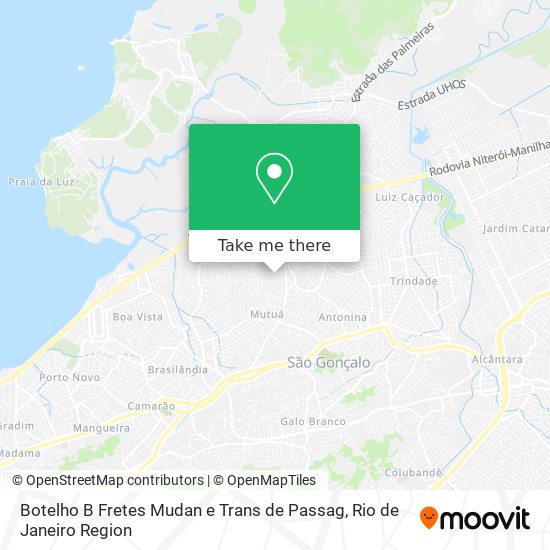 Botelho B Fretes Mudan e Trans de Passag map