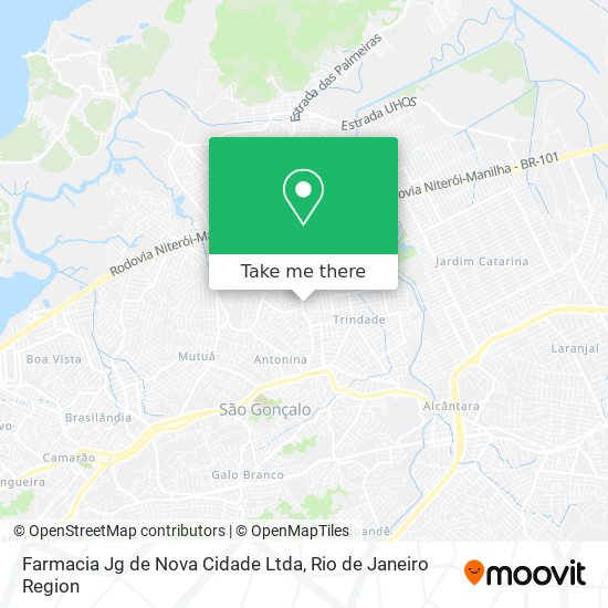 Farmacia Jg de Nova Cidade Ltda map