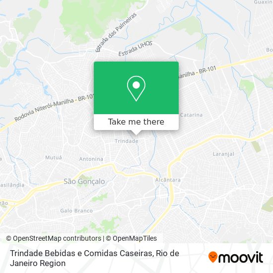 Trindade Bebidas e Comidas Caseiras map