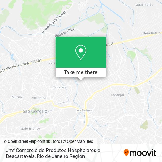 Jmf Comercio de Produtos Hospitalares e Descartaveis map