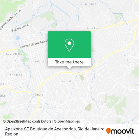 Mapa Apaixone-SE Boutique de Acessorios