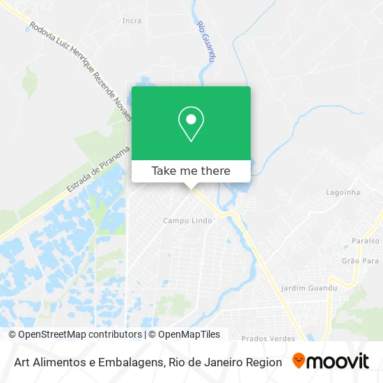 Art Alimentos e Embalagens map