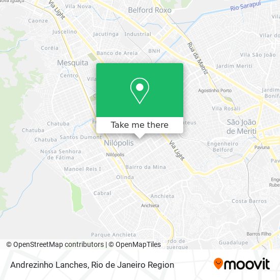 Andrezinho Lanches map