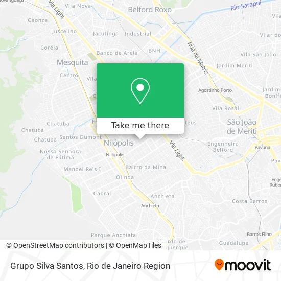 Grupo Silva Santos map