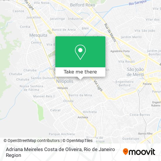 Adriana Meireles Costa de Oliveira map