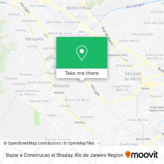 Bazar e Construcao el Shaday map