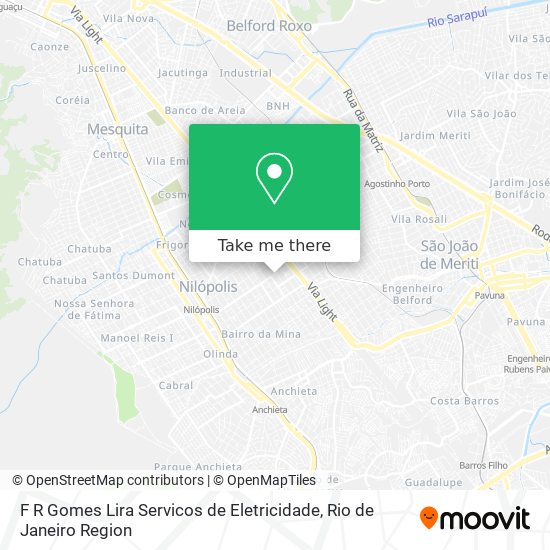 F R Gomes Lira Servicos de Eletricidade map