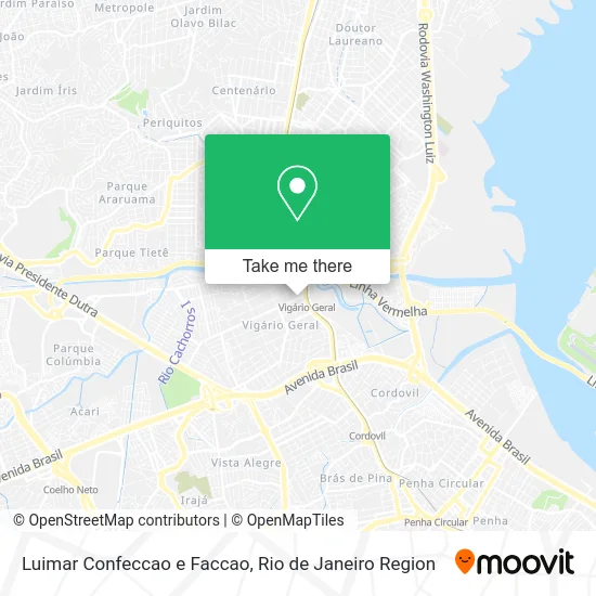 Luimar Confeccao e Faccao map