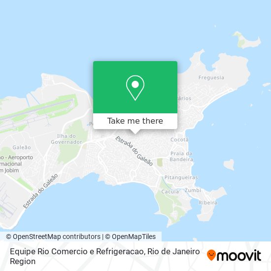 Mapa Equipe Rio Comercio e Refrigeracao