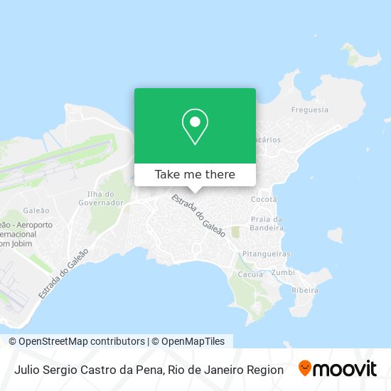 Julio Sergio Castro da Pena map