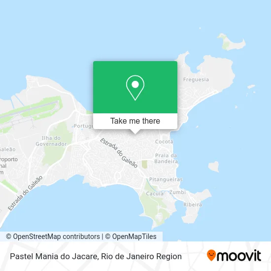 Pastel Mania do Jacare map