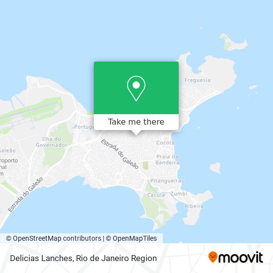 Delicias Lanches map