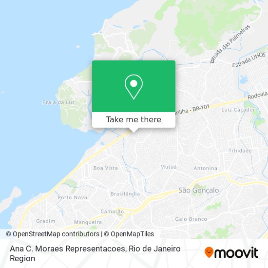 Ana C. Moraes Representacoes map