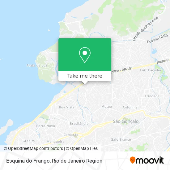 Esquina do Frango map