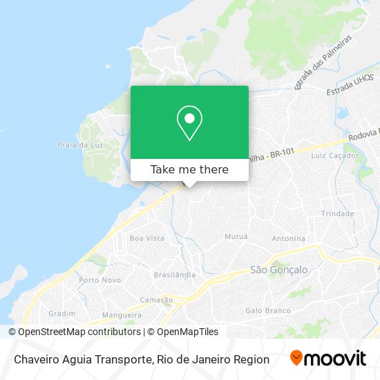 Mapa Chaveiro Aguia Transporte