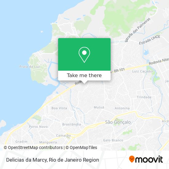 Delicias da Marcy map