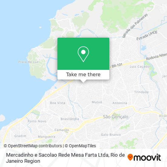 Mercadinho e Sacolao Rede Mesa Farta Ltda map