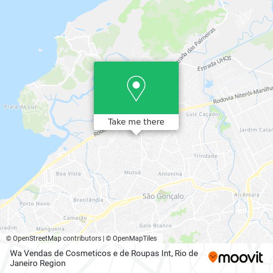 Mapa Wa Vendas de Cosmeticos e de Roupas Int