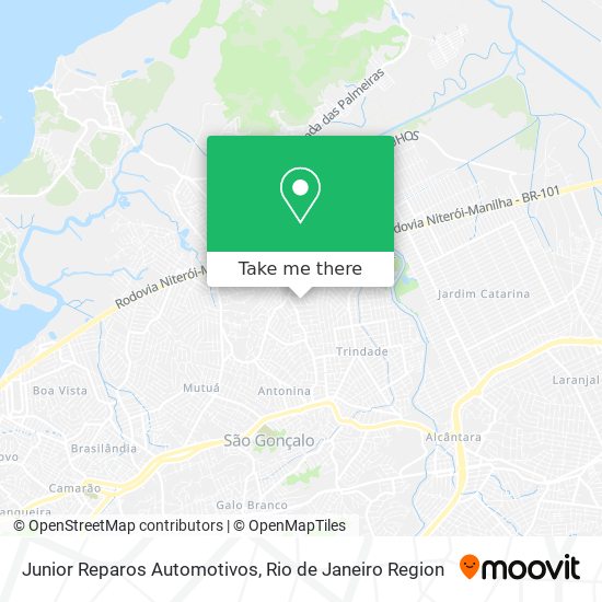 Mapa Junior Reparos Automotivos