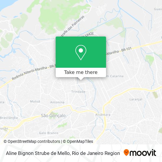 Mapa Aline Bignon Strube de Mello