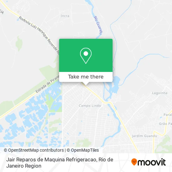 Jair Reparos de Maquina Refrigeracao map