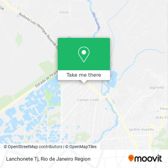 Lanchonete Tj map