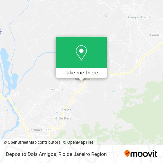 Deposito Dois Amigos map