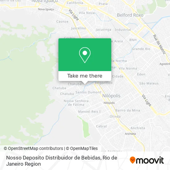 Nosso Deposito Distribuidor de Bebidas map