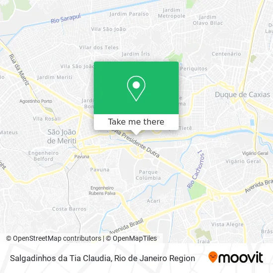 Salgadinhos da Tia Claudia map