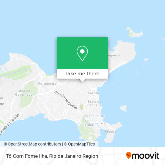 Tô Com Fome Ilha map
