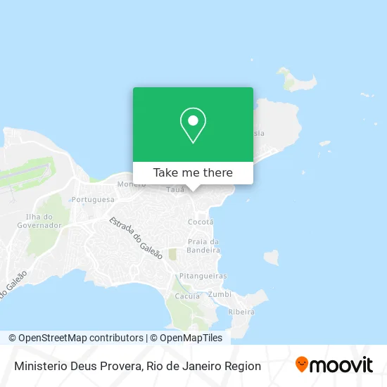 Ministerio Deus Provera map